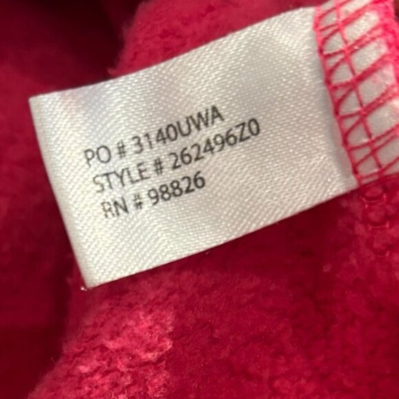US Polo Assn Pink Zip Hoodie Girls M Teal Logo Full‎ Zip Sweatshirt - Picture 8 of 8